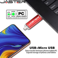 Load image into Gallery viewer, Custom Logo Colourful OTG USB Flash Drive Usb 2.0 Pen Drive for Android SmartPhone/PC 8GB 16GB 32GB 64GB type-C Pendrive Gifts
